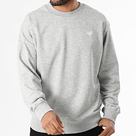 New Balance - Sweat Crewneck MT41507 Gris Chiné