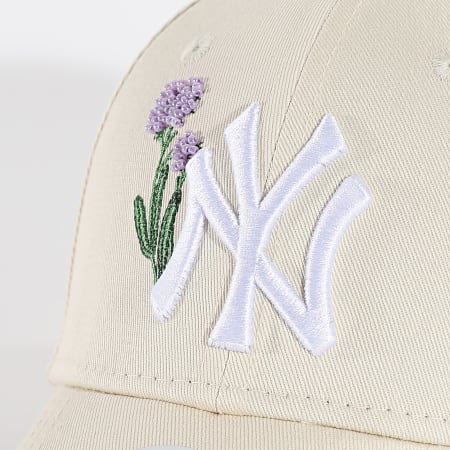New Era - Casquette Femme Beaded 9Forty NY Yankees 60667492 Beige Floral
