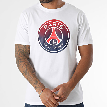 PSG - Tee Shirt Big Logo Paris Saint Germain P24276C Blanc