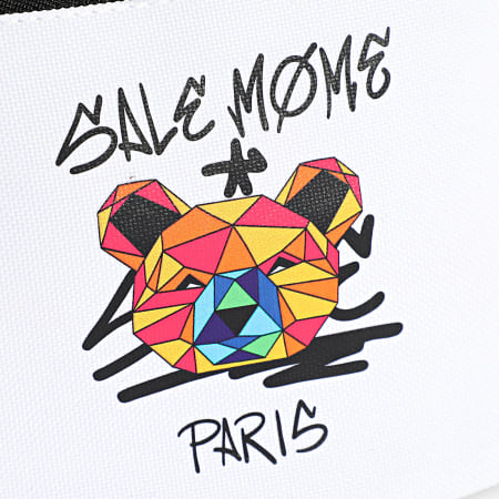 Sale Môme Paris - Sacoche Banane Geomedrips Nounours Blanc