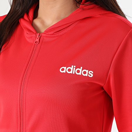 Adidas Sportswear - Ensemble De Survetement Femme Linear JD2701 Noir Rouge