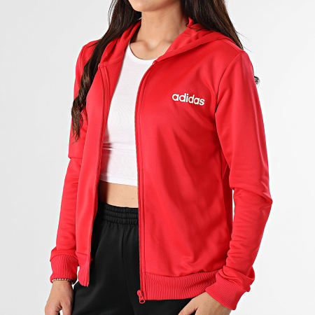 Adidas Sportswear - Ensemble De Survetement Femme Linear JD2701 Noir Rouge