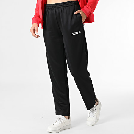 Adidas Sportswear - Ensemble De Survetement Femme Linear JD2701 Noir Rouge