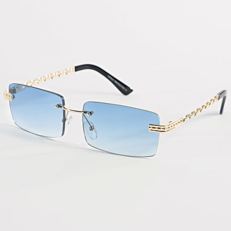 Frilivin Lunettes De Soleil 815 Bleu Doré Noir