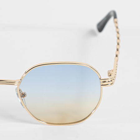 Frilivin - Lunettes De Soleil 811 Bleu Orange Doré