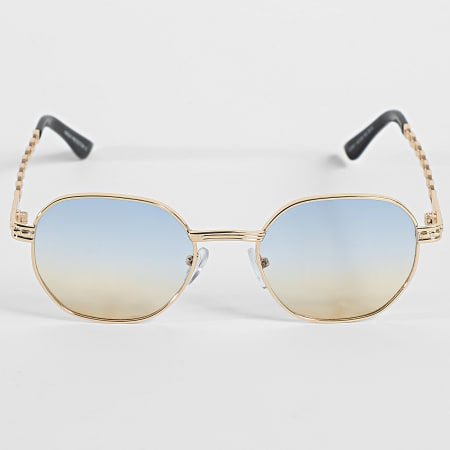 Frilivin - Lunettes De Soleil 811 Bleu Orange Doré