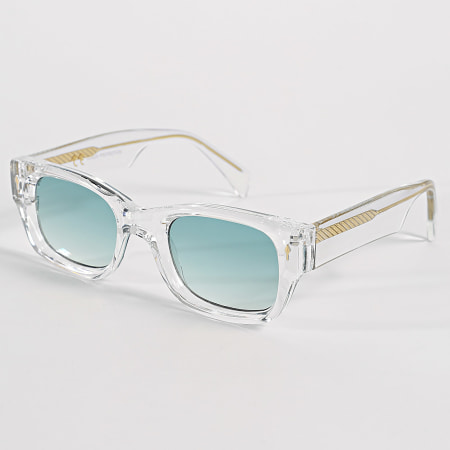 Frilivin - 168 Occhiali da sole trasparenti verdi