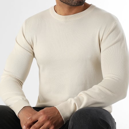 LBO - Suéter Cuello Redondo 1986 Beige