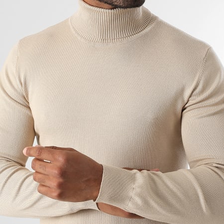 LBO - Suéter Cuello Alto 1990 Beige