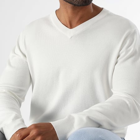 LBO - Suéter Cuello V 1991 Blanco