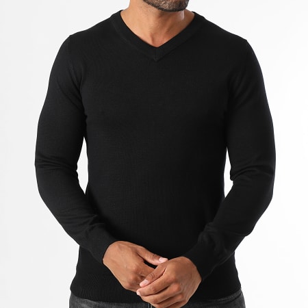 LBO - Suéter Cuello V 1992 Negro