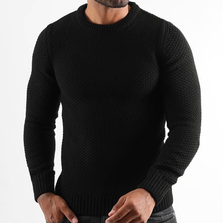 LBO - Jersey Cuello Redondo Grandes Puntos 0635 Negro