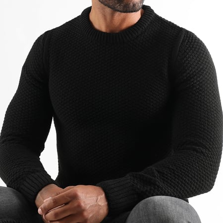 LBO - Jersey Cuello Redondo Grandes Puntos 0635 Negro