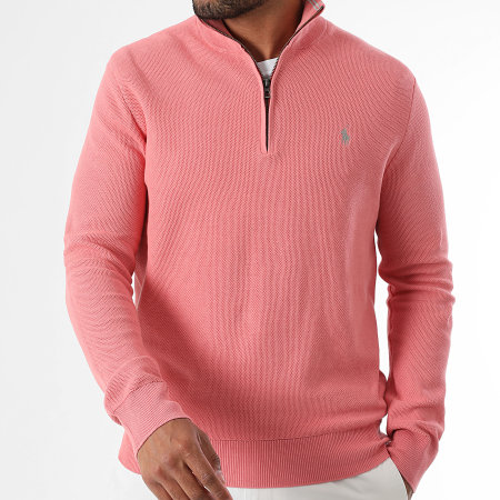 Polo Ralph Lauren - Pull Col Montant Original Player Rose
