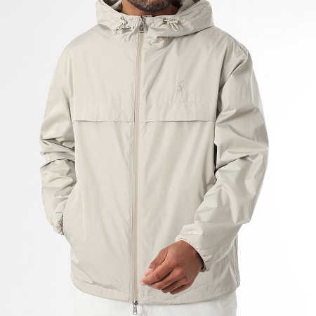 Polo Ralph Lauren - Coupe-Vent Capuche Zippé Original Player Beige
