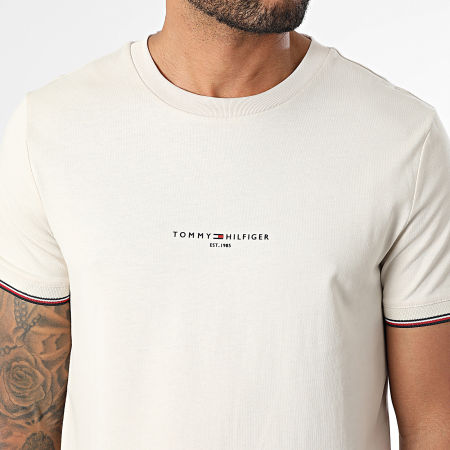Tommy Hilfiger - Tee Shirt Logo 2584 Beige