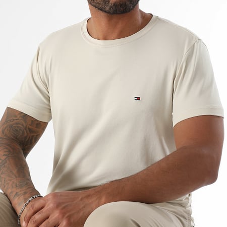 Tommy Hilfiger - Tee Shirt Slim Stretch 0800 Beige