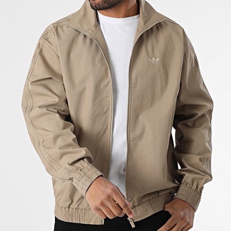 Adidas Originals - Veste Zippée Firebird KC0685 Beige Foncé