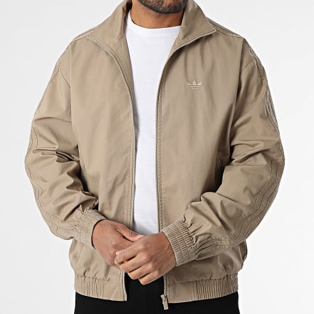Adidas Originals - Veste Zippée Firebird KC0685 Beige Foncé