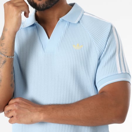 Adidas Originals - Polo Manches Courtes KC0690 Bleu Clair
