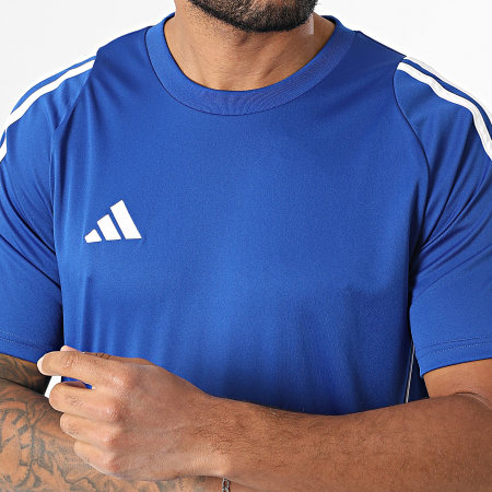 Adidas Sportswear - Tee Shirt A Bandes Tiro24 Jersey IS1014 Bleu Roi