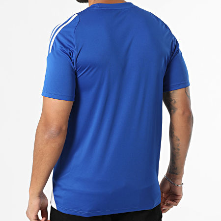 Adidas Sportswear - Tee Shirt A Bandes Tiro24 Jersey IS1014 Bleu Roi