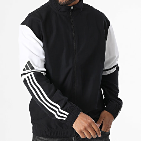 Adidas Sportswear - Veste Zippée A Bandes SQ25 JE2761 Noir