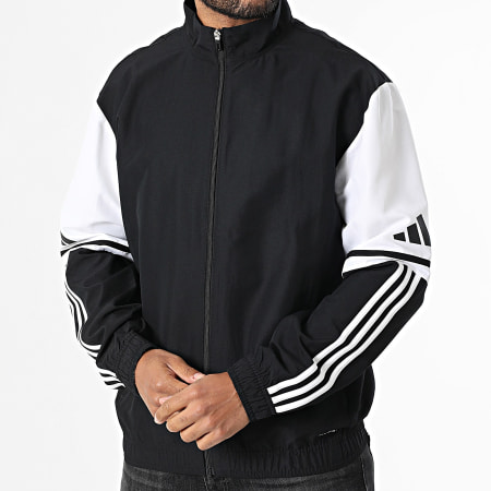 Adidas Sportswear - Veste Zippée A Bandes SQ25 JE2761 Noir