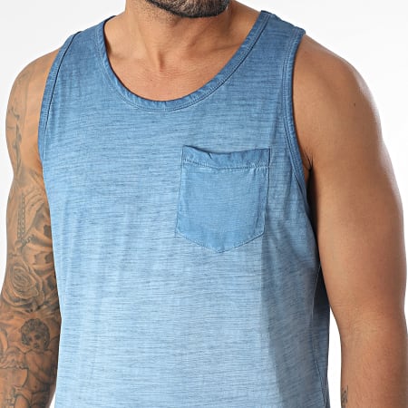 Blend - Débardeur 20718256 Bleu Chiné