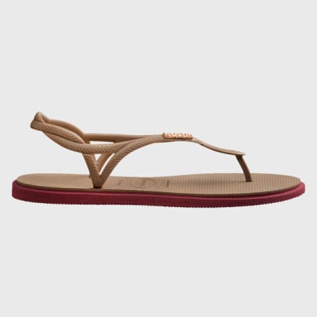 Havaianas - Damesslippers Luna Point Beige Bordeaux