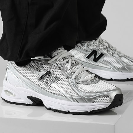 New Balance - Baskets 740 U740NW2 White Silver Metallic Black