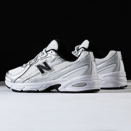 New Balance - Baskets 740 U740NW2 White Silver Metallic Black