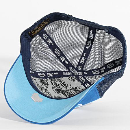 Von Dutch - Casquette Trucker Boston 7030876 Bleu Roi Bleu Marine