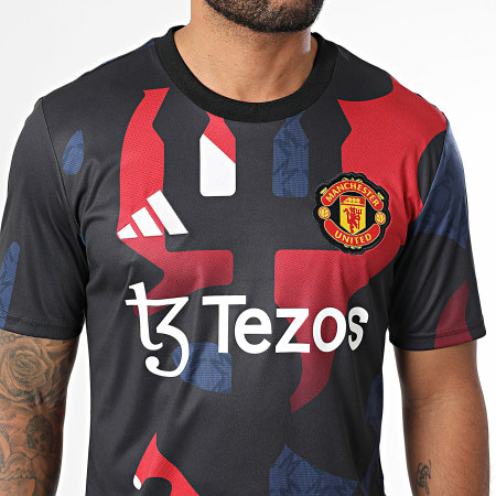 Adidas Sportswear - Maillot De Foot Manchester United JD7147 Noir Rouge Bleu Marine