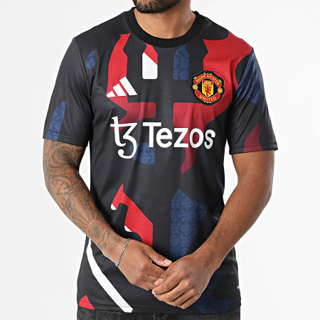 Adidas Sportswear - Maillot De Foot Manchester United JD7147 Noir Rouge Bleu Marine