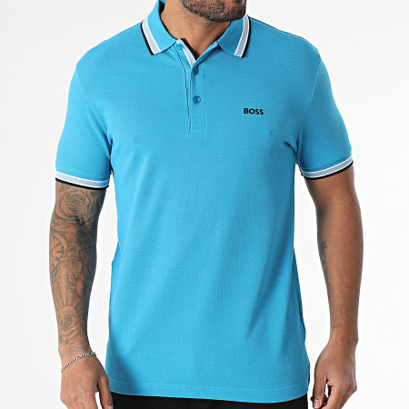BOSS - Polo Manches Courtes Paddy 50469055 Bleu Roi