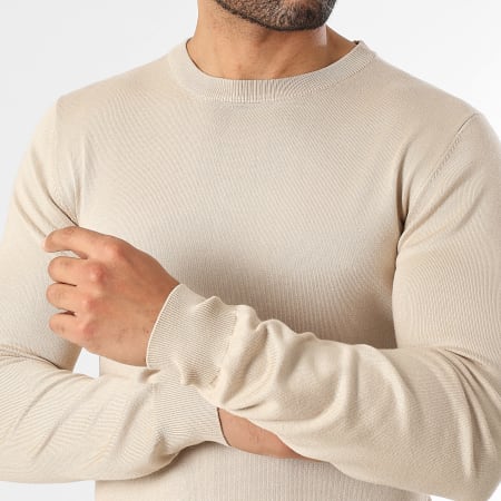 LBO - Suéter Cuello Redondo 1985 Beige Claro