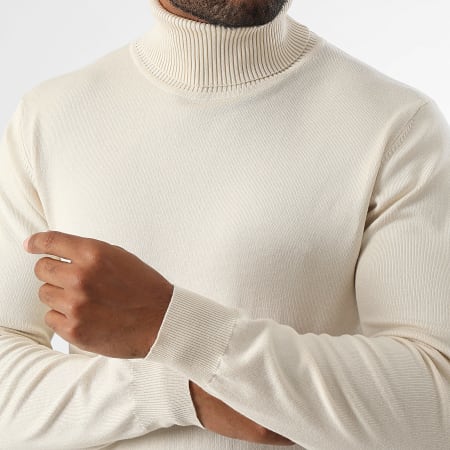 LBO - Suéter Cuello Alto 1989 Beige Claro