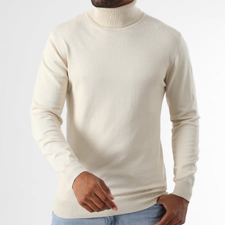 LBO - Suéter Cuello Alto 1989 Beige Claro