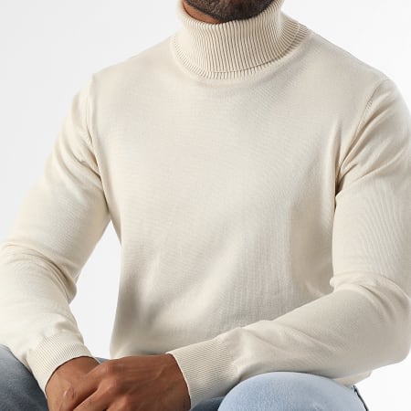 LBO - Suéter Cuello Alto 1989 Beige Claro