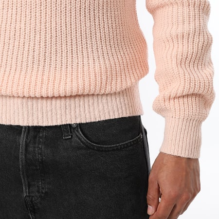 LBO - Suéter Cuello Redondo Grandes Puntos 2010 Rosa Claro