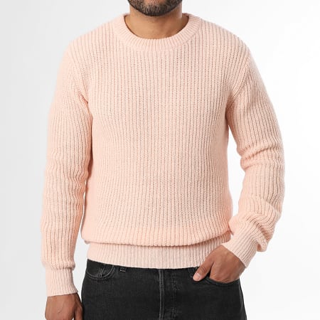 LBO - Suéter Cuello Redondo Grandes Puntos 2010 Rosa Claro