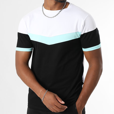 LBO - Conjunto De Chándal Tricolor 0320 Negro Blanco Turquesa