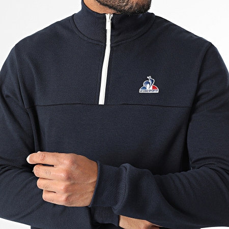 Le Coq Sportif Sweat Col Zippé N1 2520814 Bleu Marine Ryses