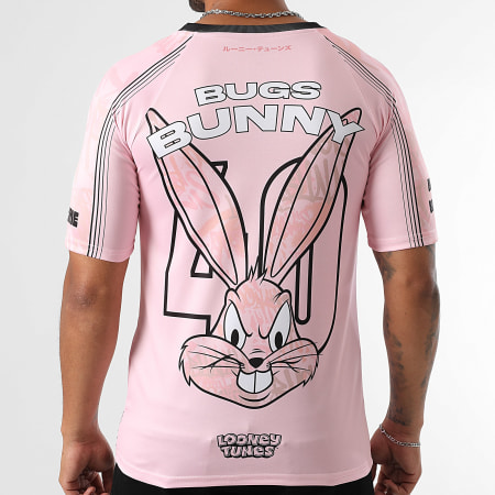 Looney Tunes - Maillot Collector Jersey Flames Bugs Bunny Rosa