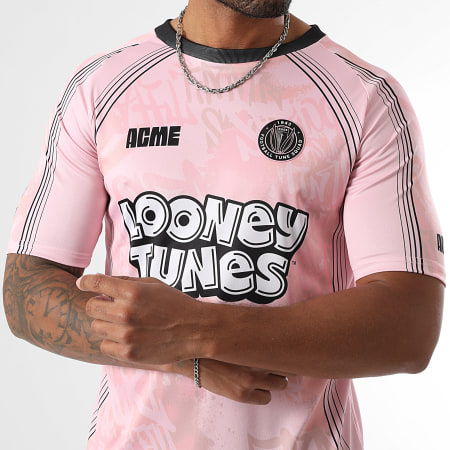 Looney Tunes - Maillot Collector Jersey Flames Bugs Bunny Rosa