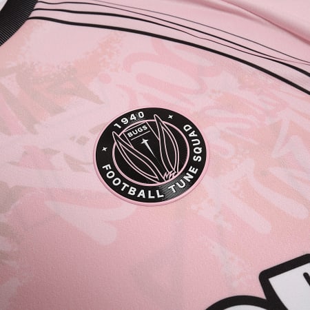 Looney Tunes - Maillot Collector Jersey Flames Bugs Bunny Rosa