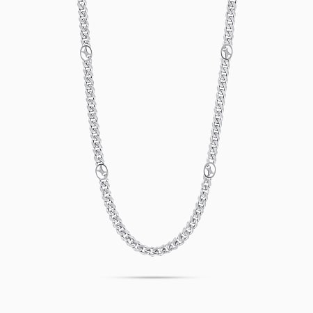 Make It Shine - Collier Cuban Link Signature Argenté