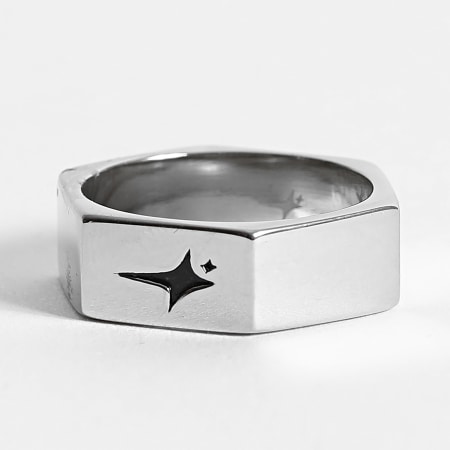 Make It Shine - Bague Nut Argenté