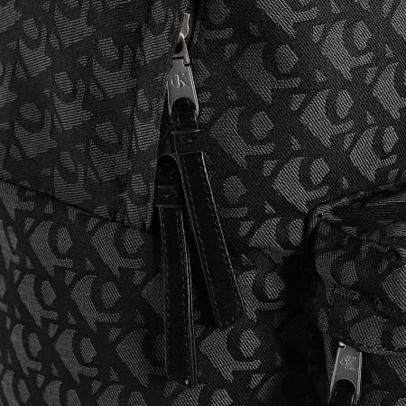 Calvin Klein - Sac A Dos Unstructured Monogram 3116 Noir Gris Anthracite